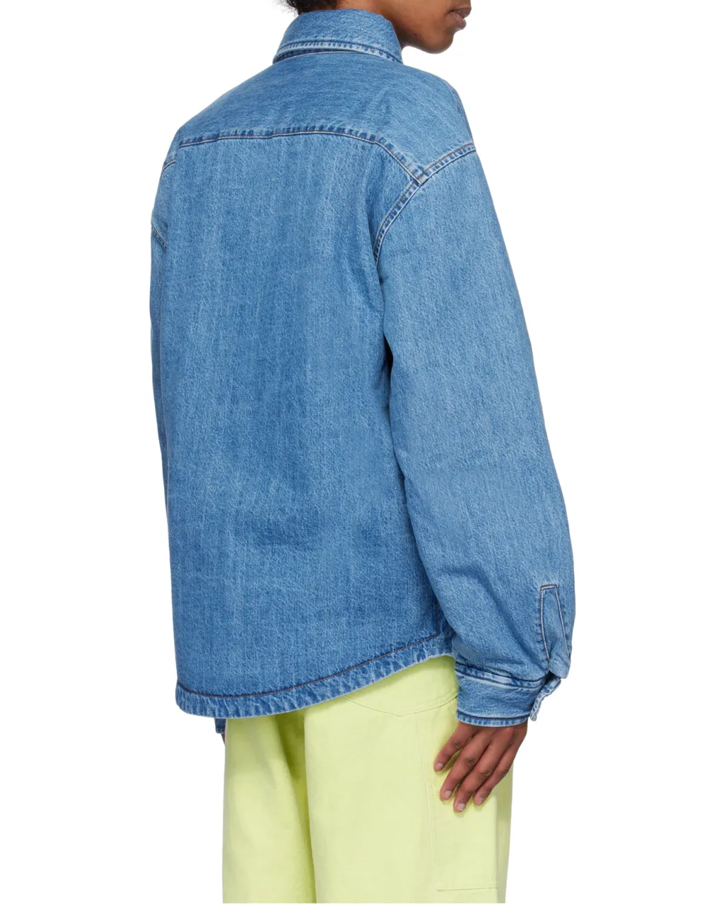 Logo Embroidered Denim Shirt