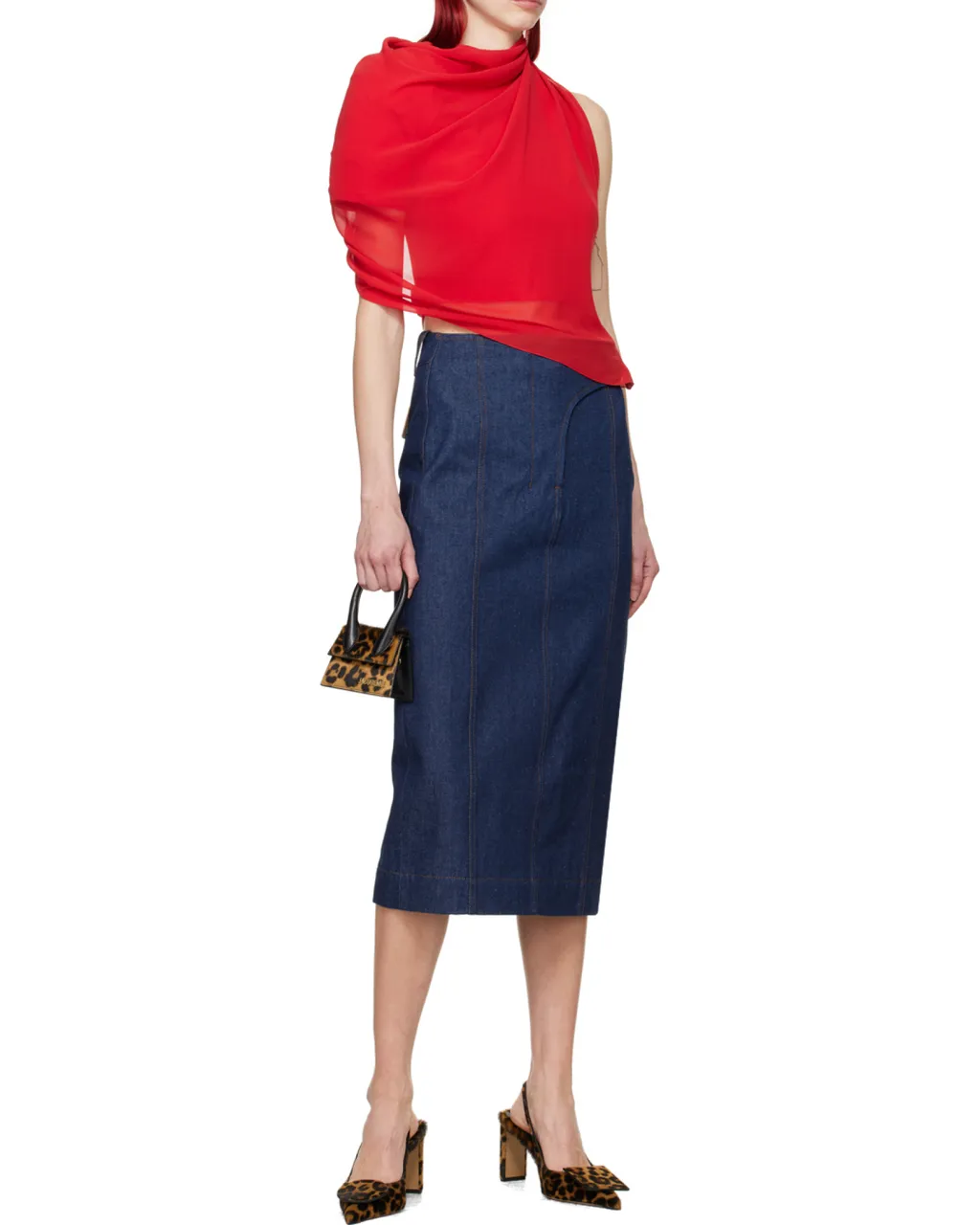 Logo Pencil Skirt