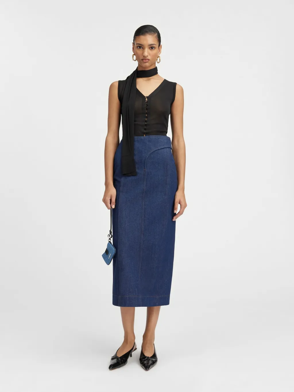 Logo Pencil Skirt