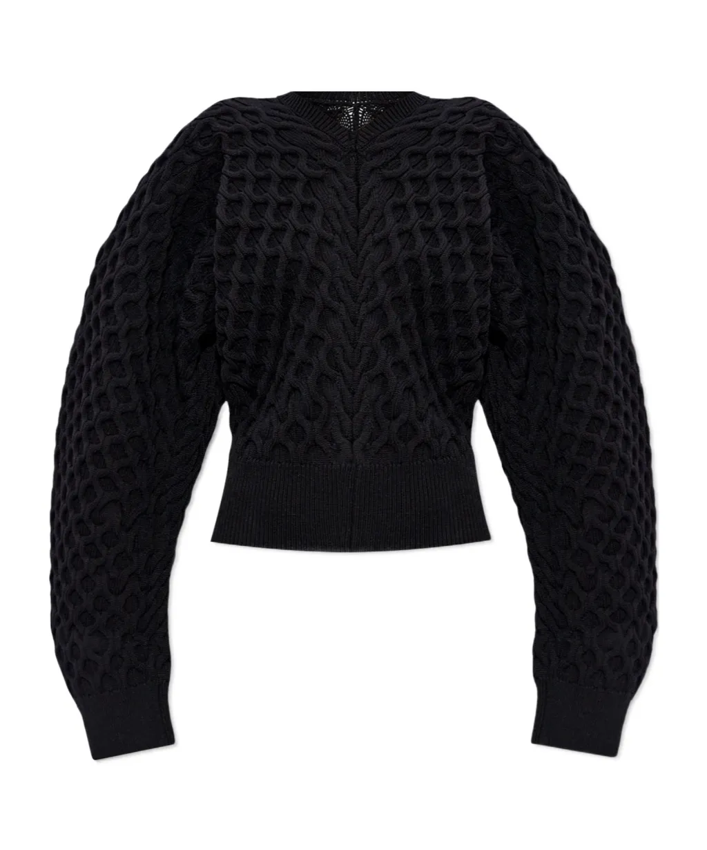 Le Sweater Boule Torsade Oversized Jumper