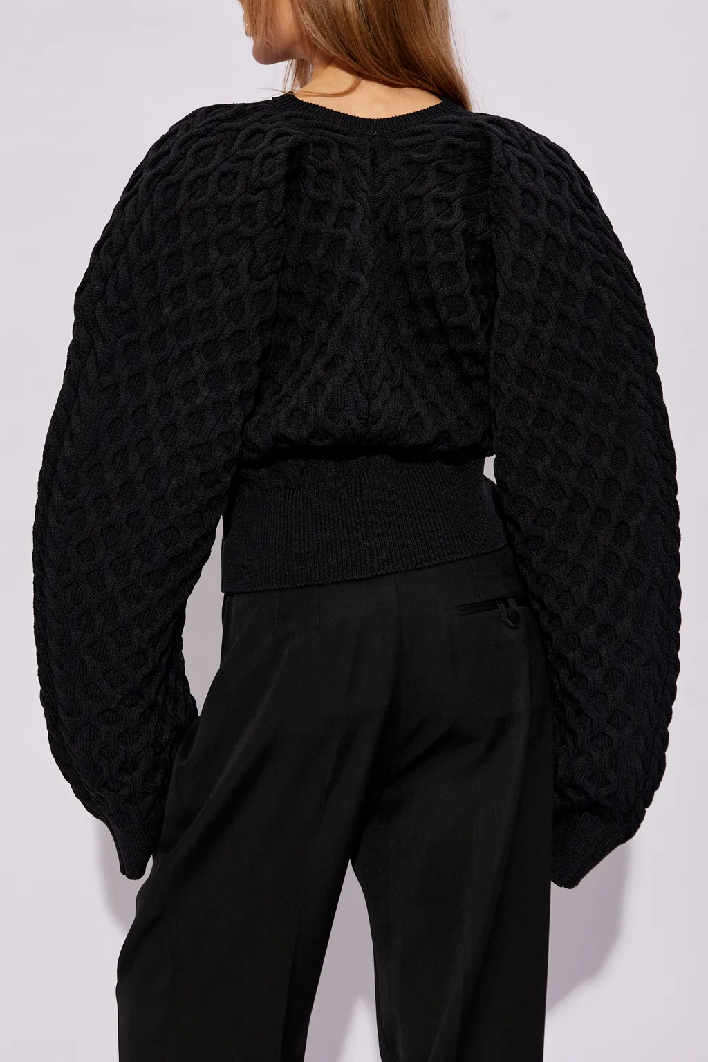 Le Sweater Boule Torsade Oversized Jumper