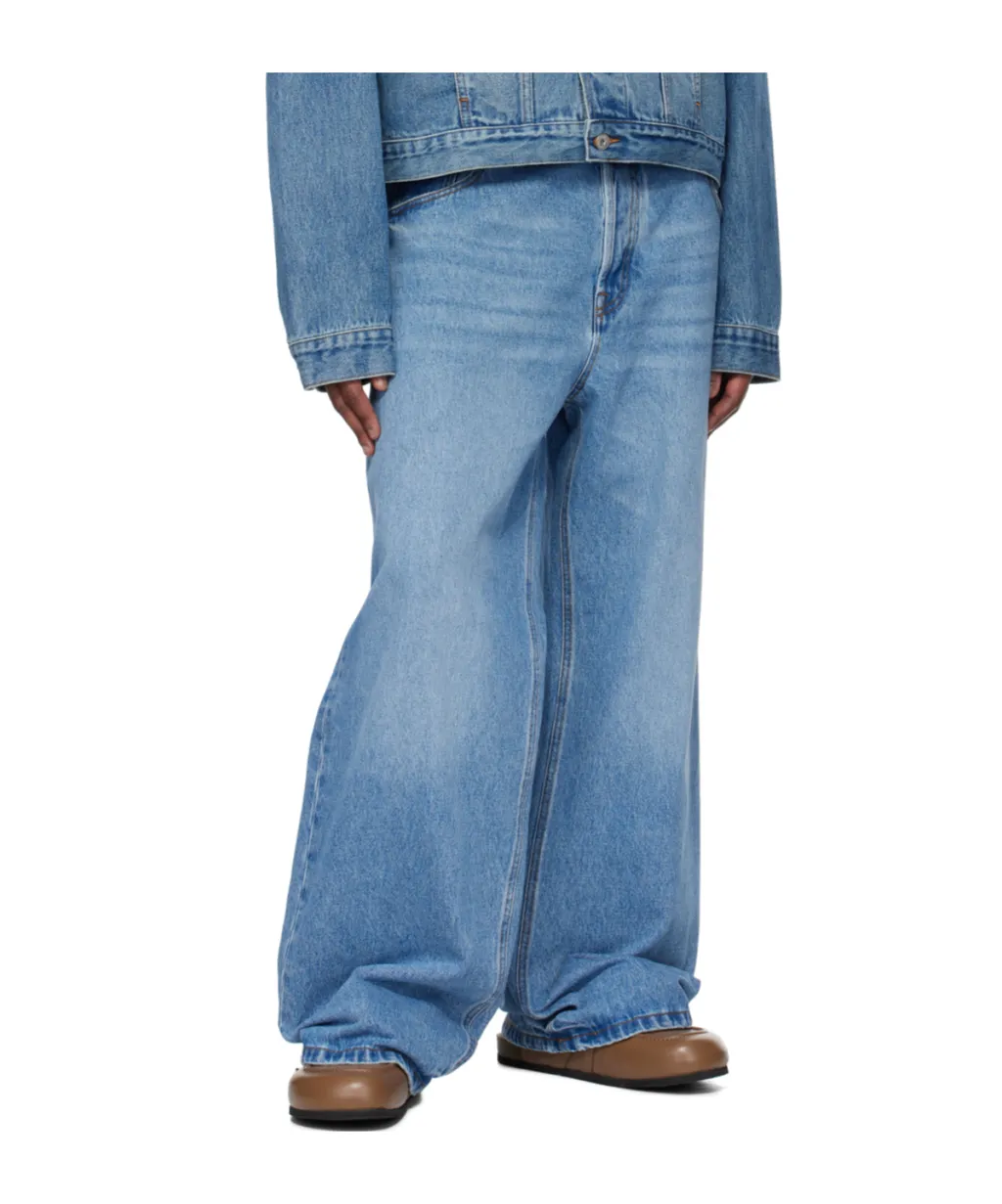 Le De Nimes Large Jeans
