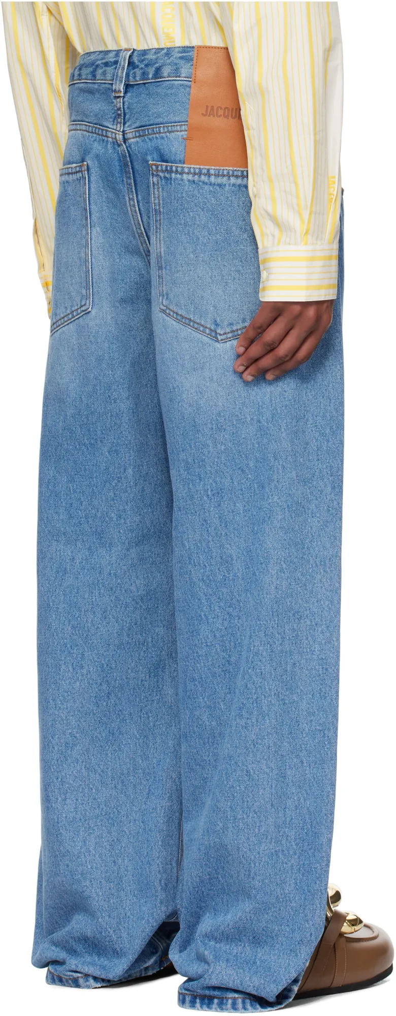 Le De Nimes Large Jeans