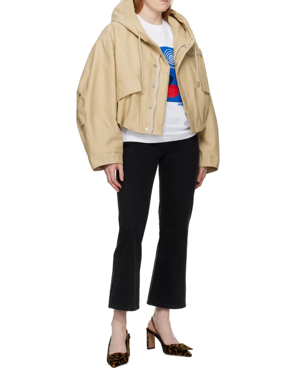 Le De-NÎMes High-Waisted Flared Jeans