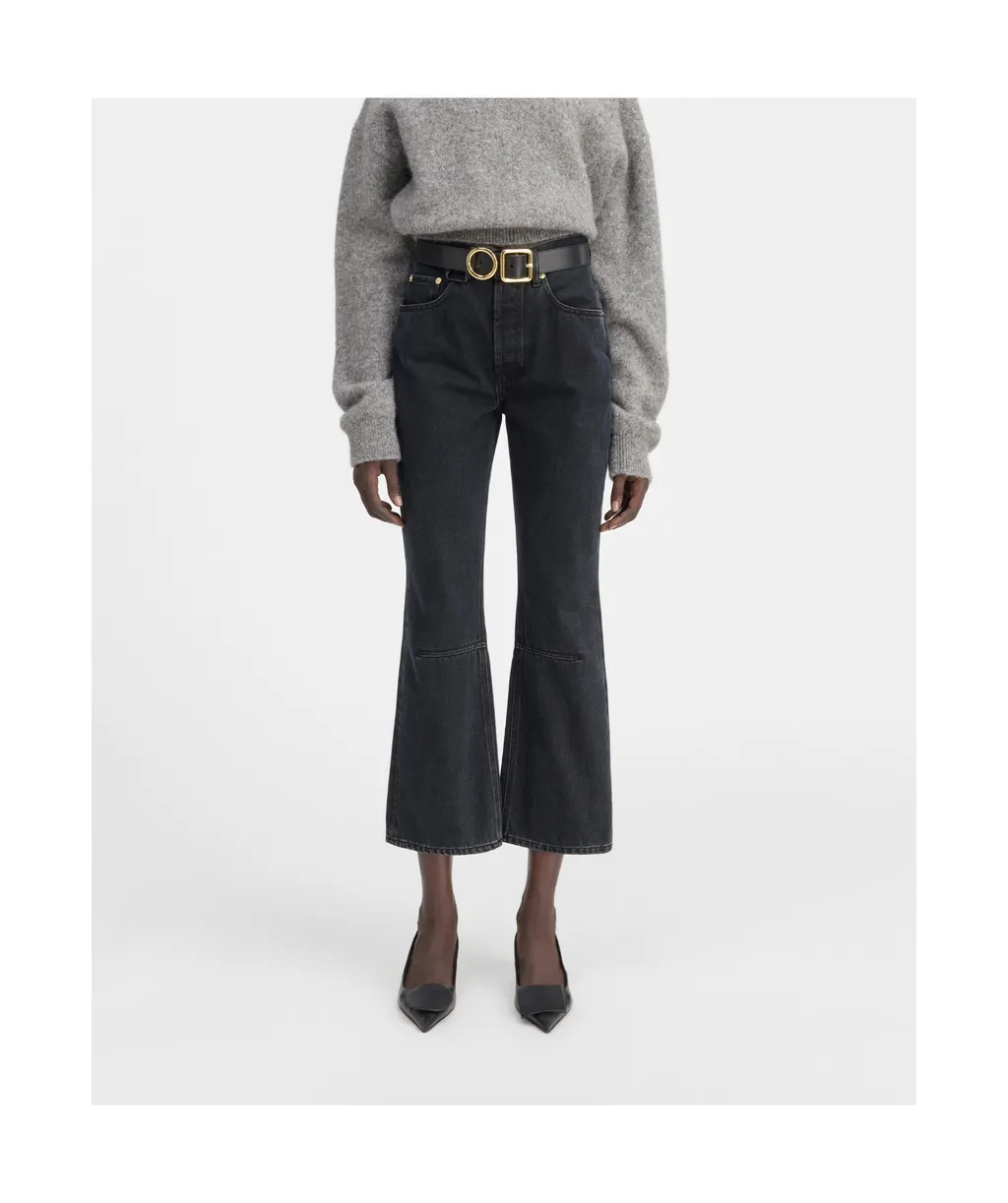 Le De-NÎMes High-Waisted Flared Jeans