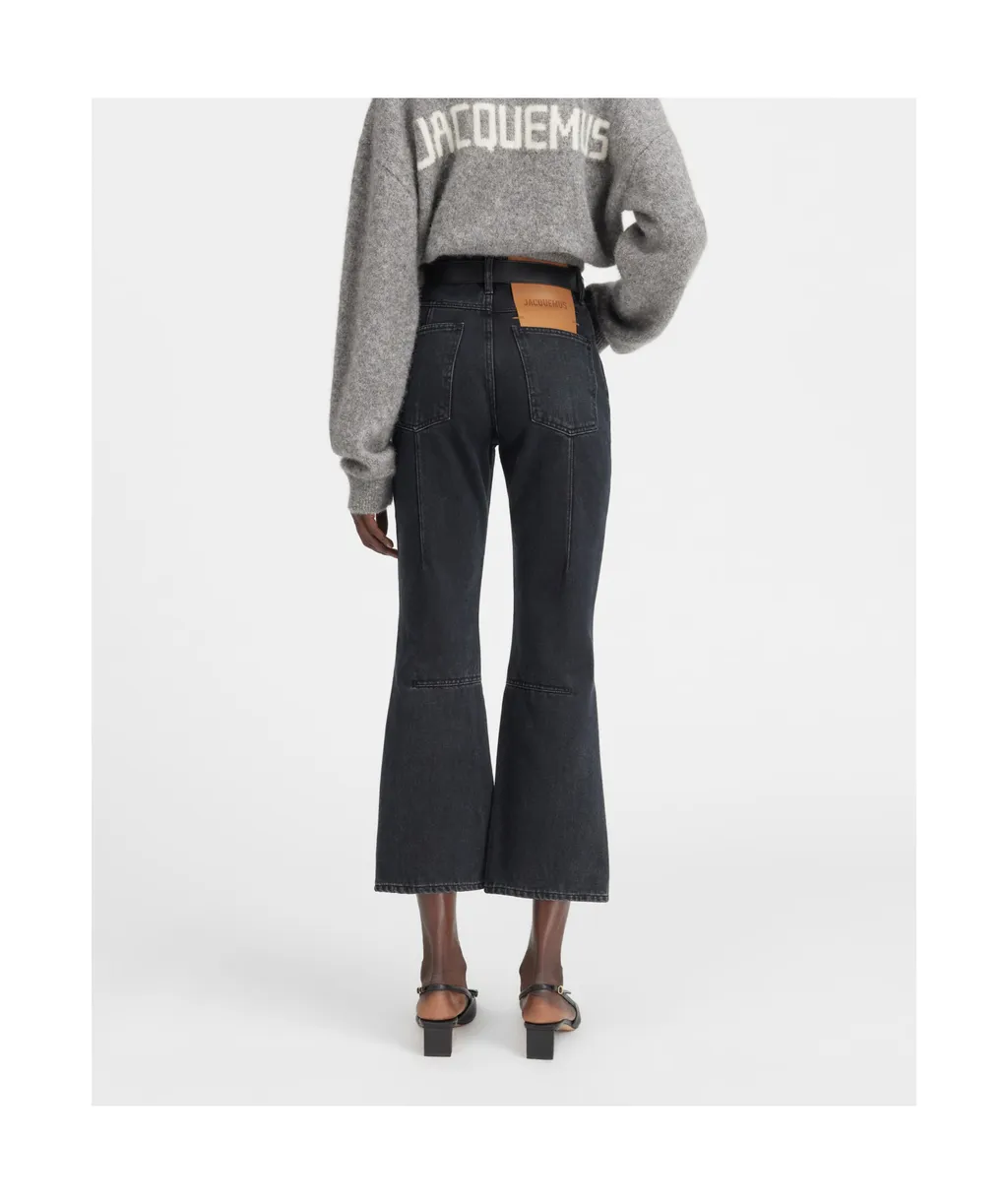 Le De-NÎMes High-Waisted Flared Jeans