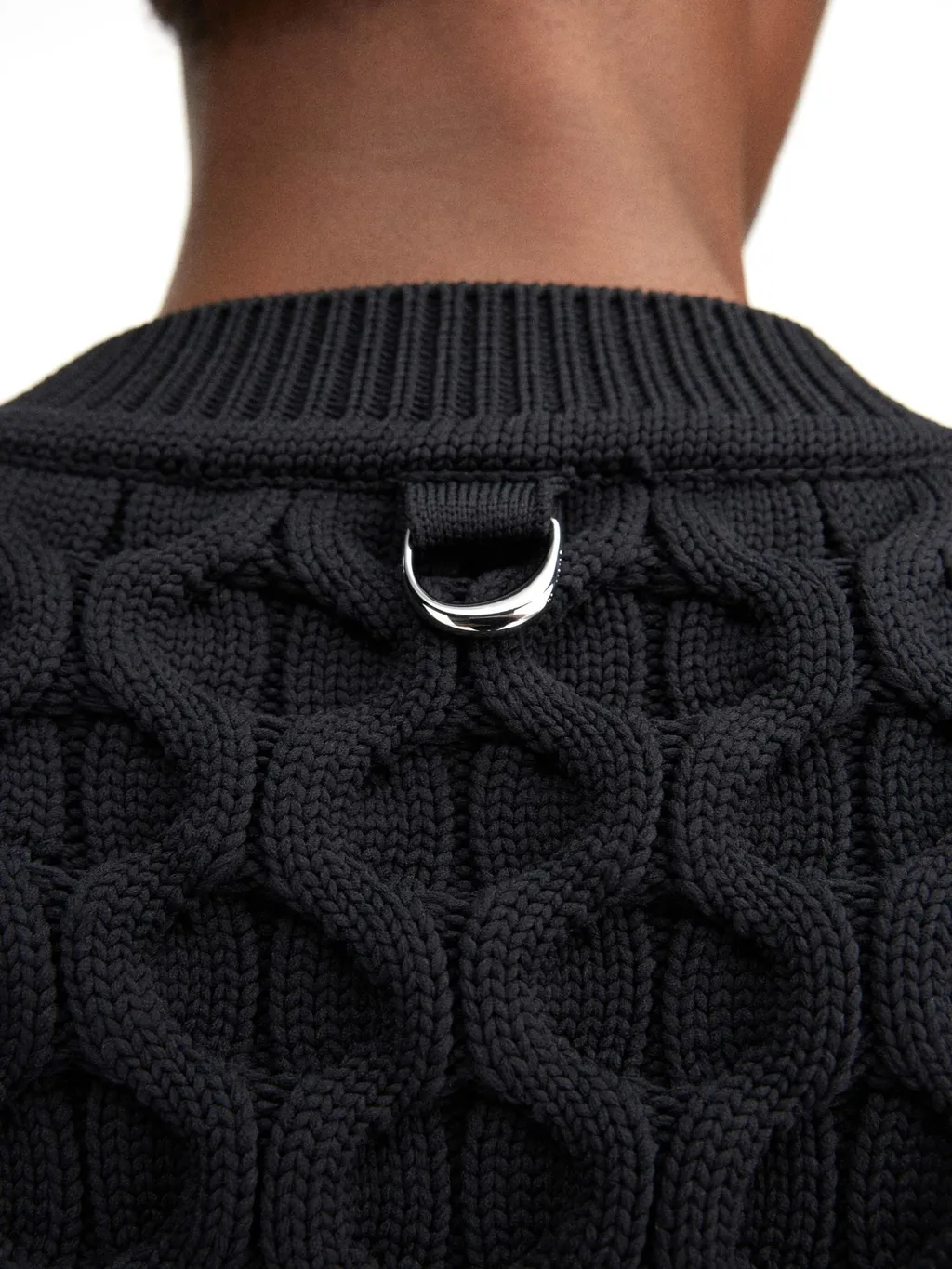 Honeycomb Knitted Sweater