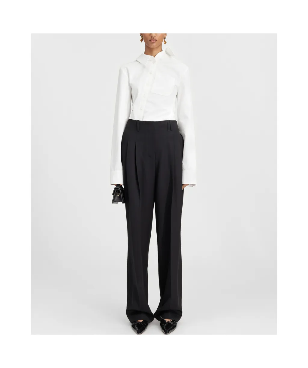 Straight-Leg Trousers