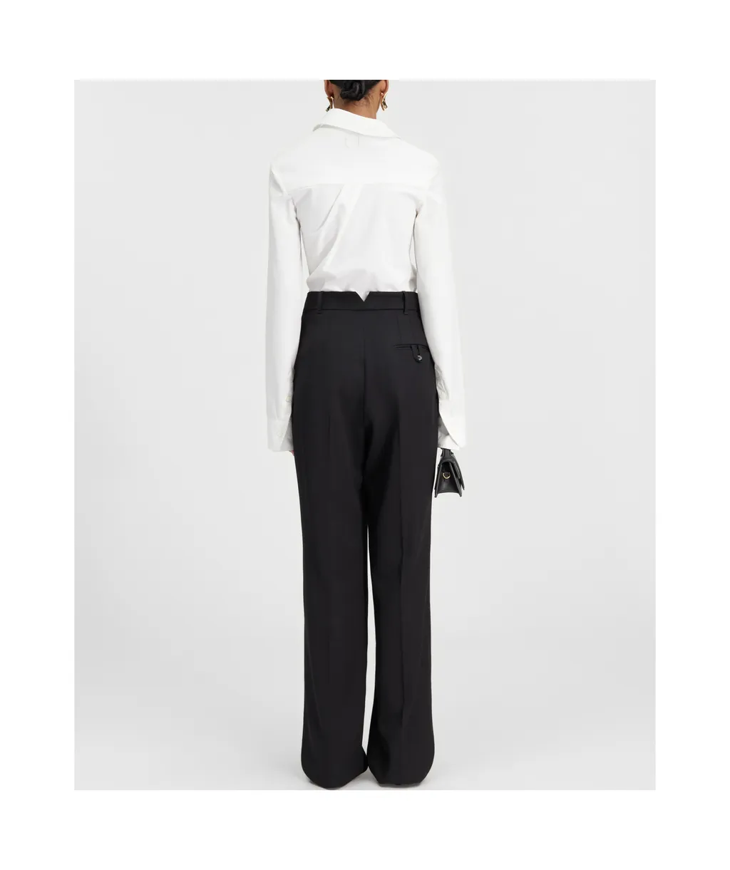 Straight-Leg Trousers