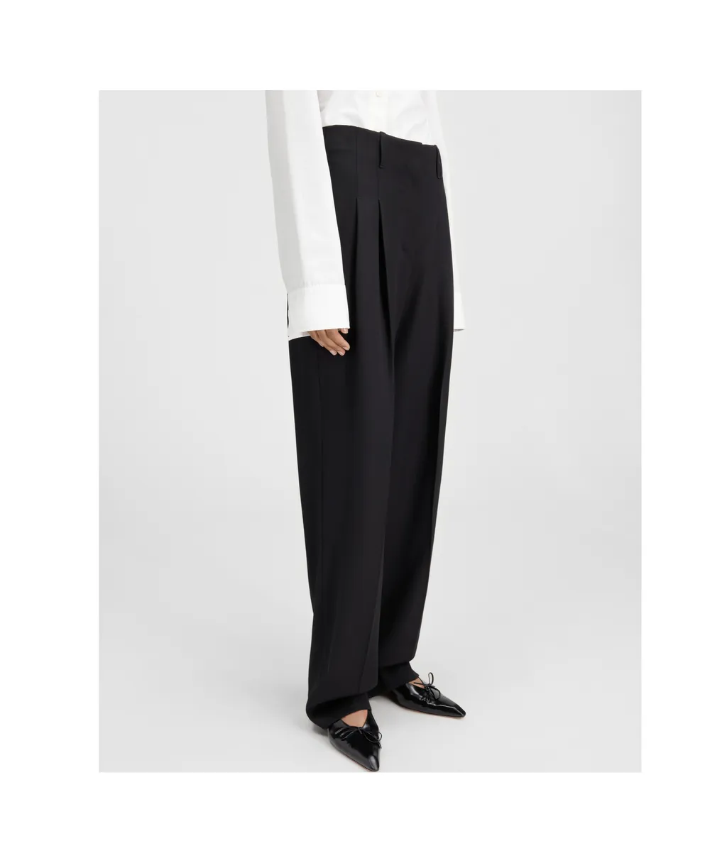 Straight-Leg Trousers