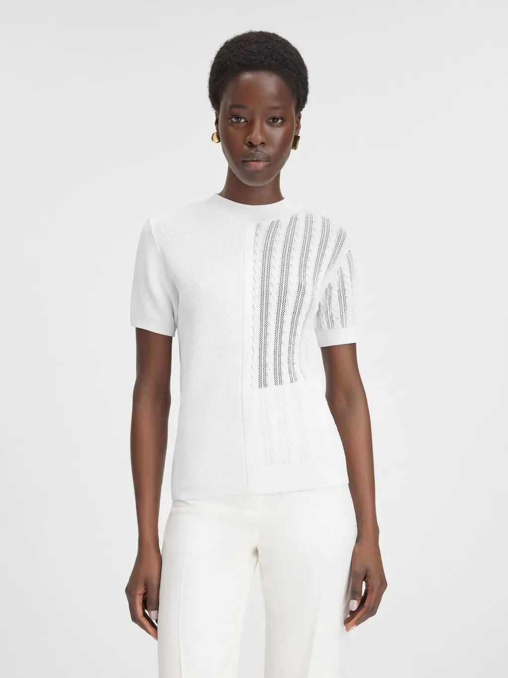 Short-Sleeved Sweater
