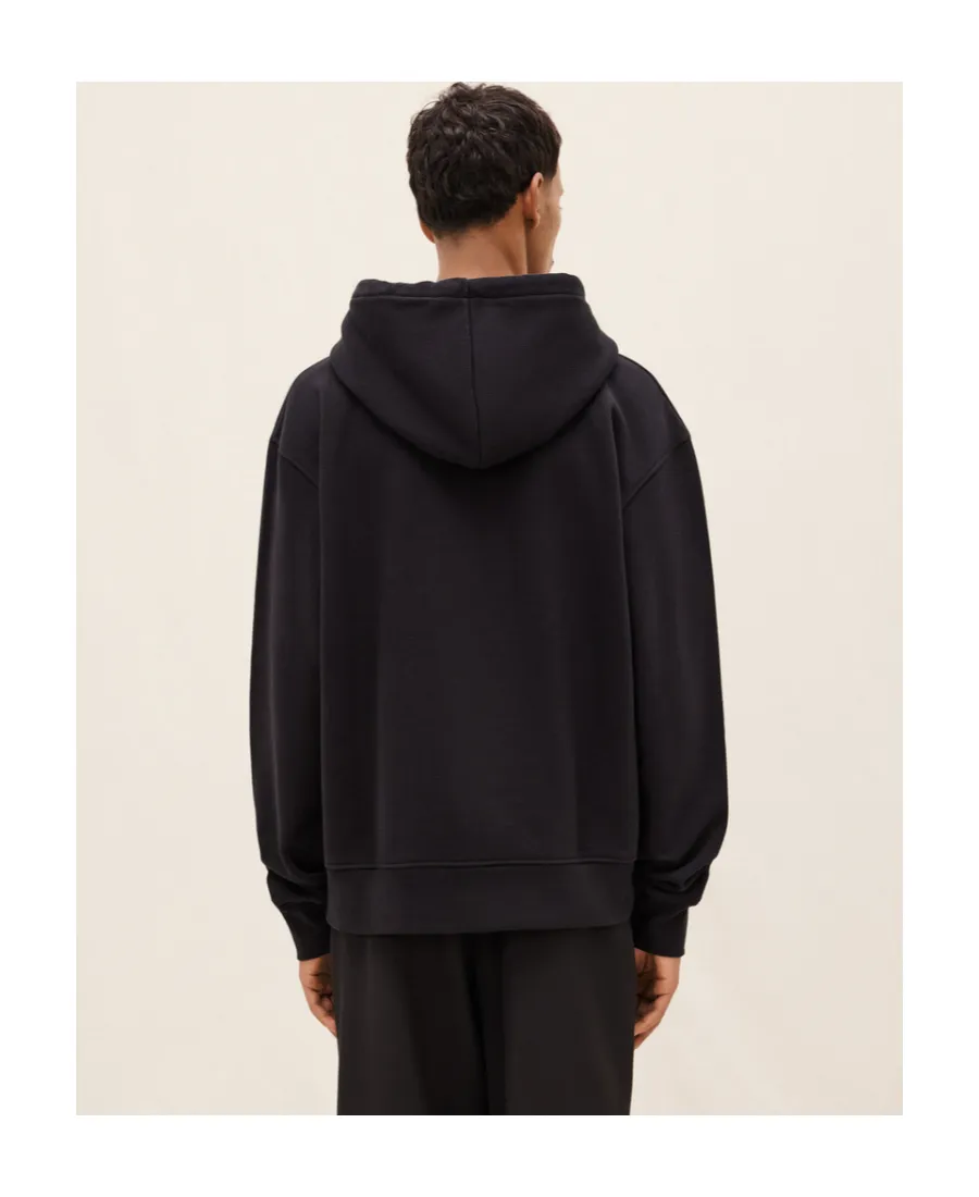 Embroidered Logo Hooded Sweater