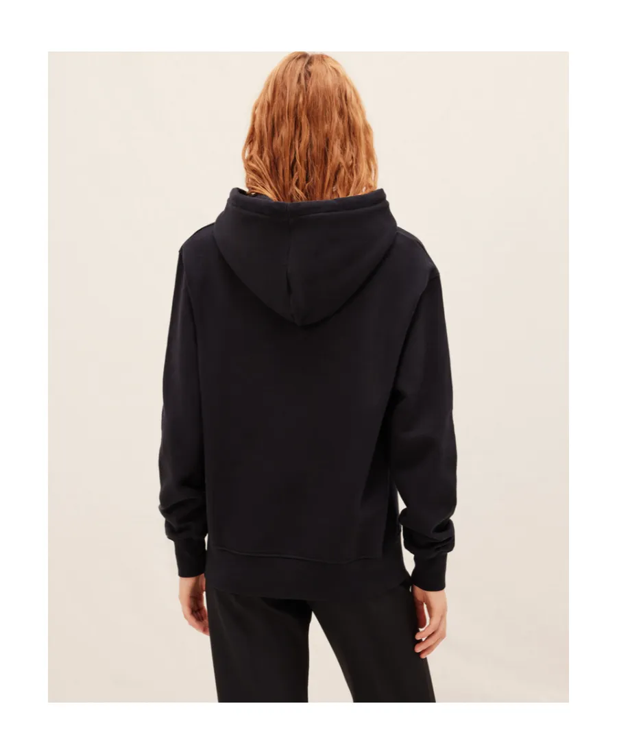 Embroidered Logo Hooded Sweater