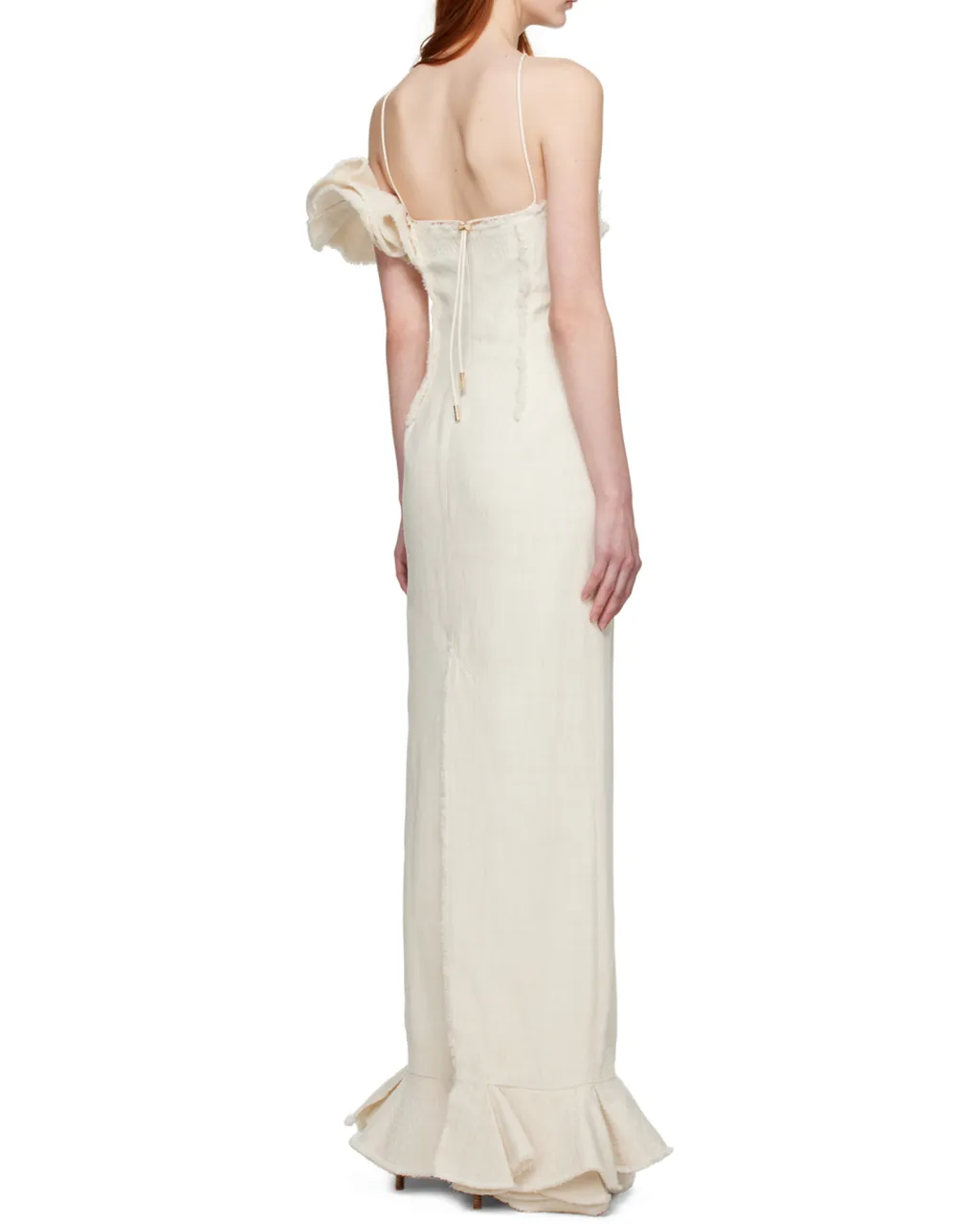 La Robe Artichaut Ruffled Maxi Dress