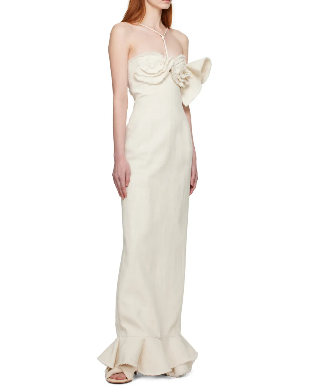 La Robe Artichaut Ruffled Maxi Dress
