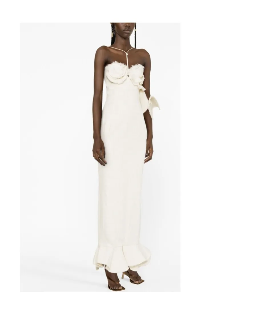 La Robe Artichaut Ruffled Maxi Dress