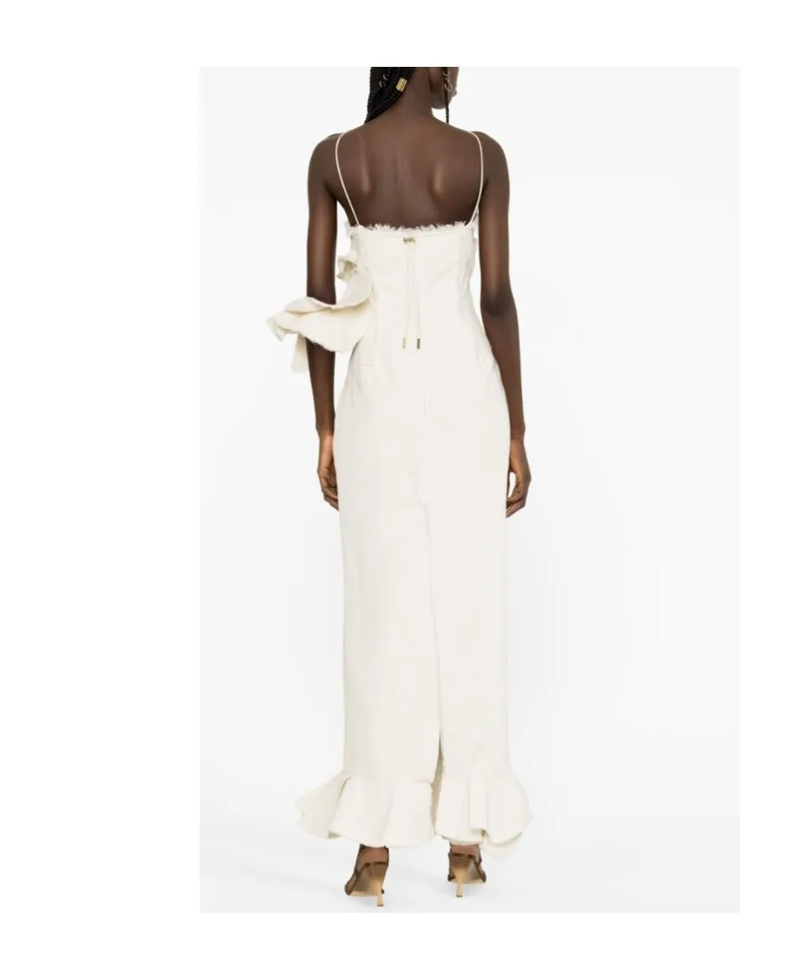 La Robe Artichaut Ruffled Maxi Dress
