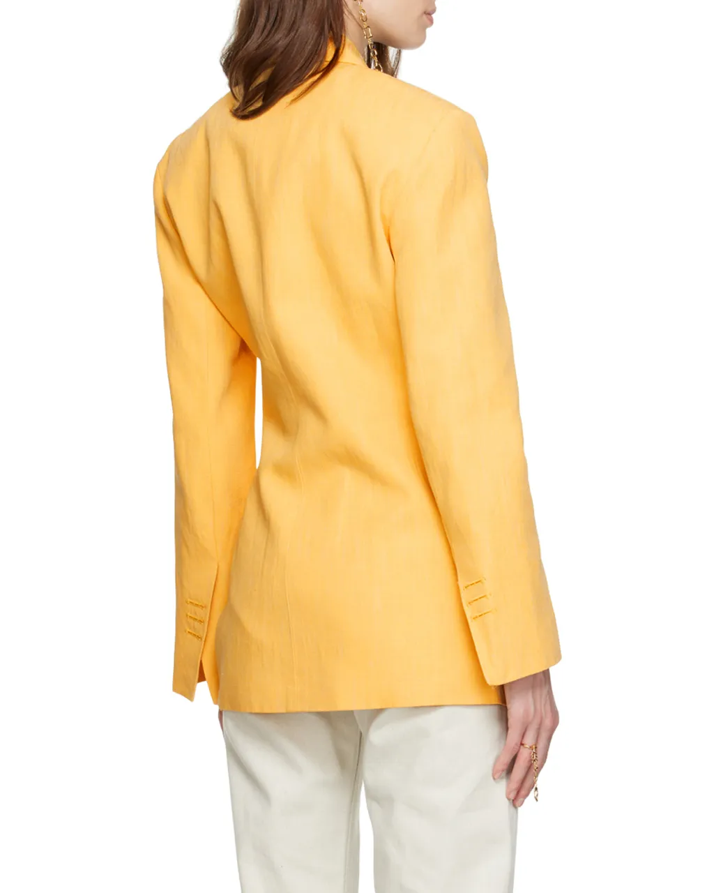 Asymmetric Double-Breasted Blazer