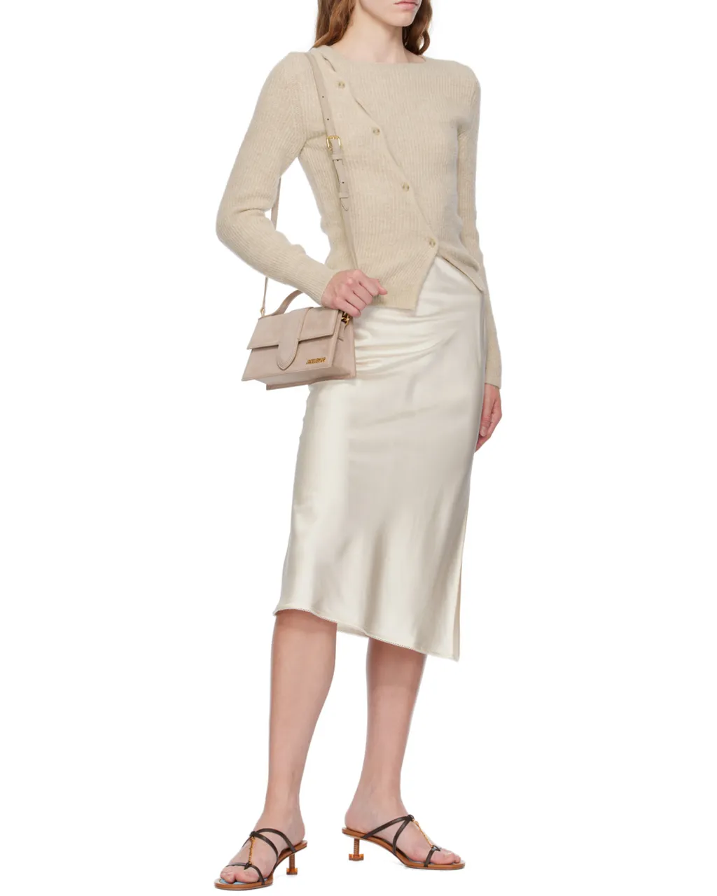 La Pau Cut-Out Long-Sleeved Cardigan
