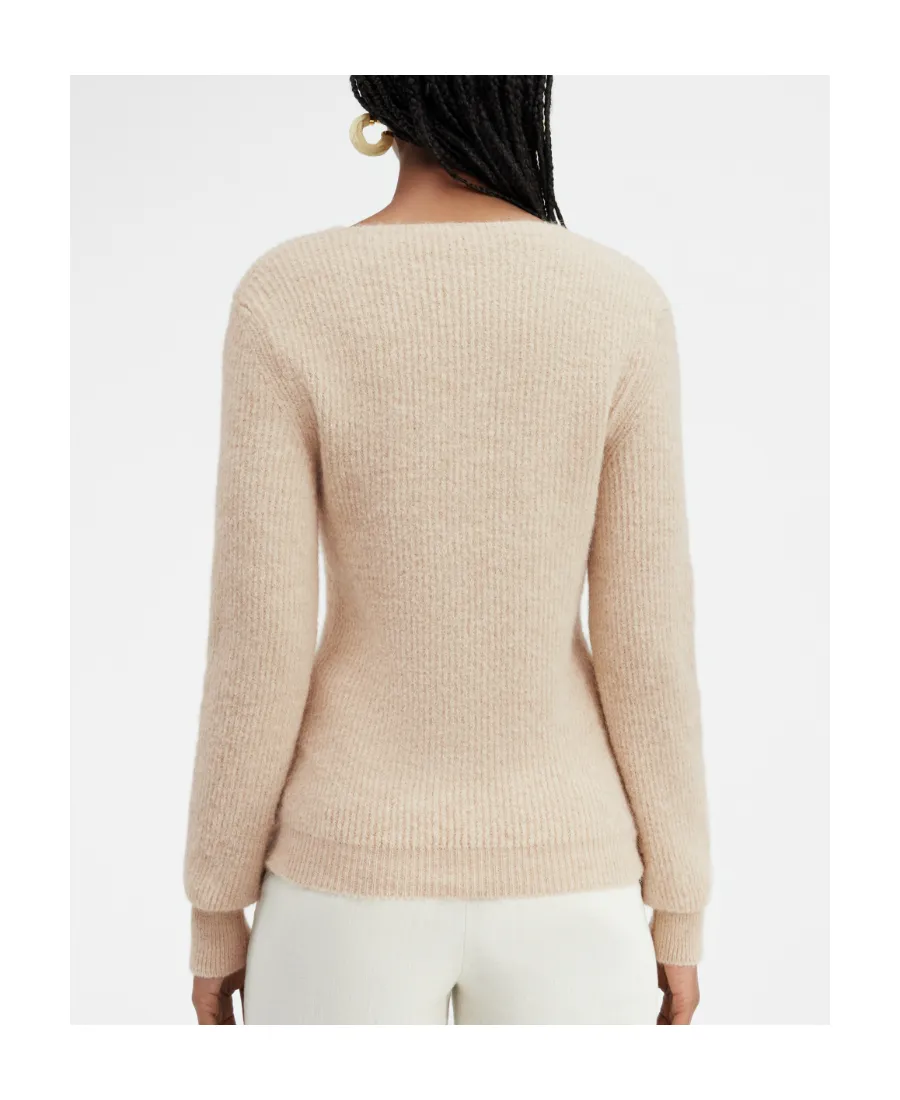 La Pau Cut-Out Long-Sleeved Cardigan