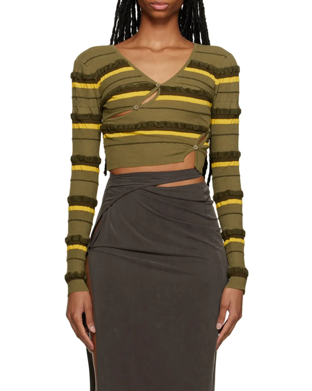 Striped Cropped Jumper