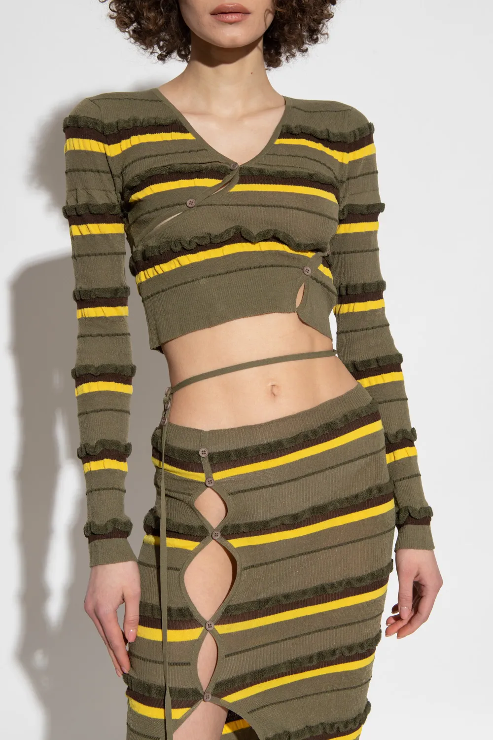 Striped Cropped Jumper
