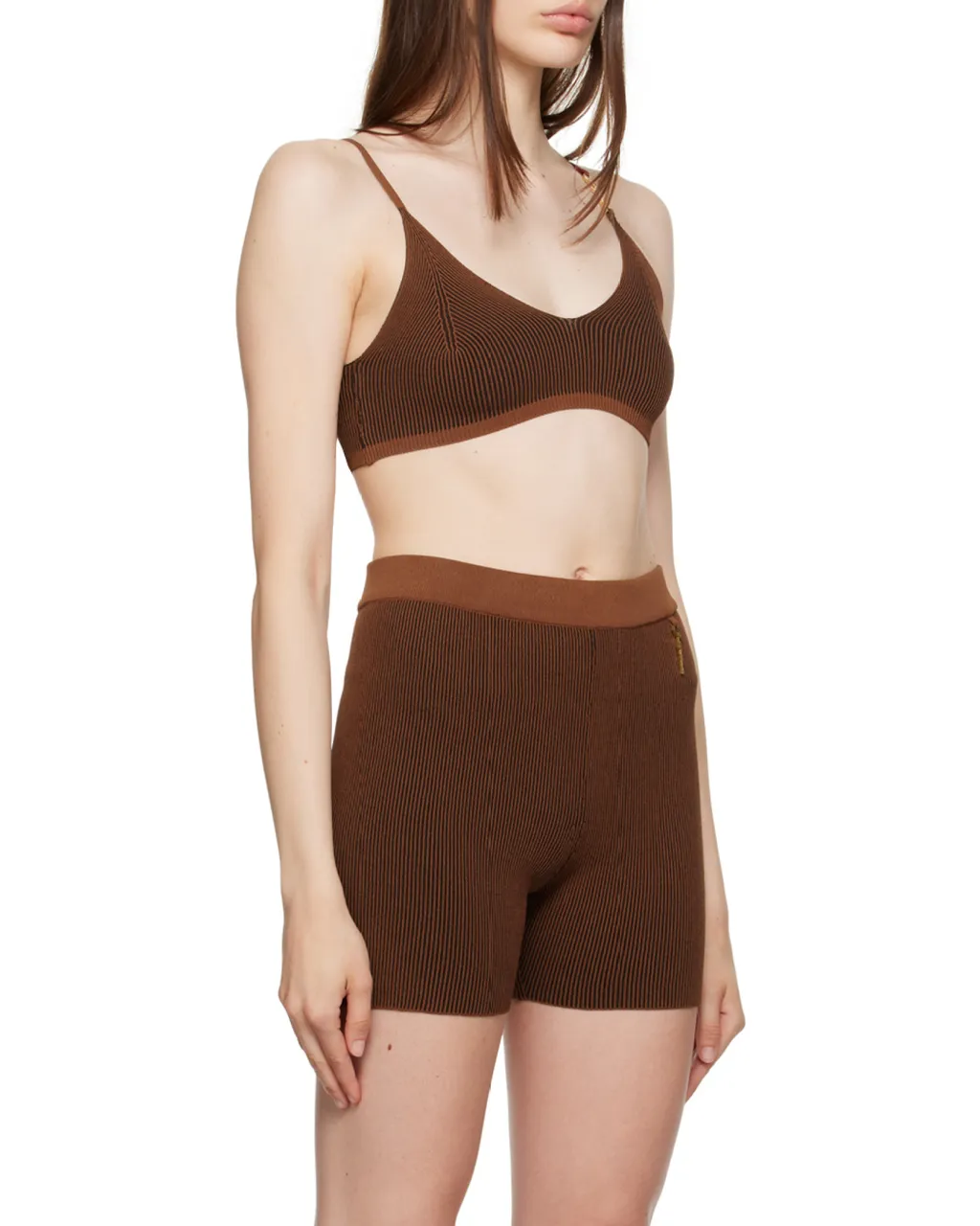 Pralu Logo-Embellished Cropped Top
