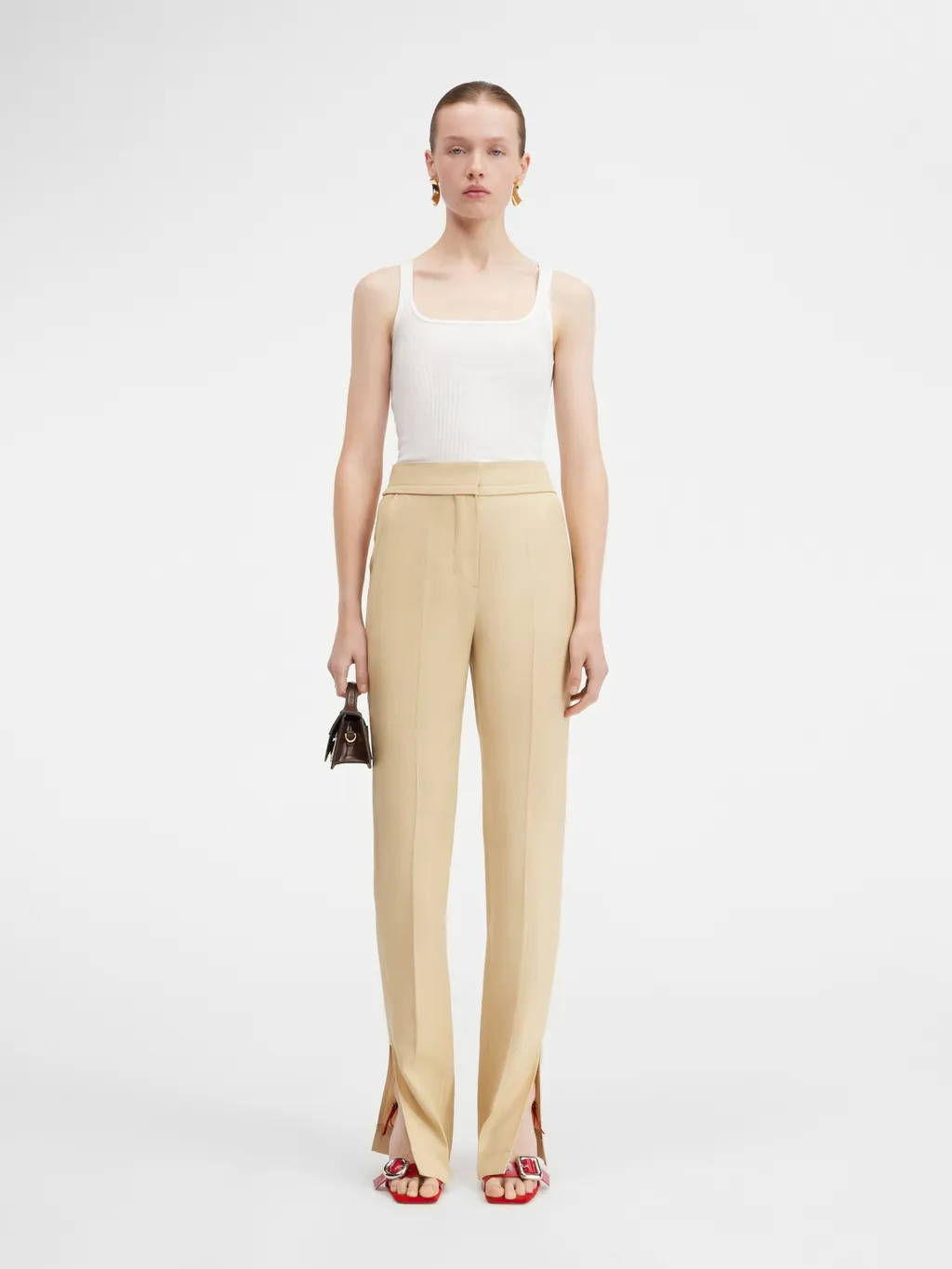 Le Pantalon Tibau Slit Pants