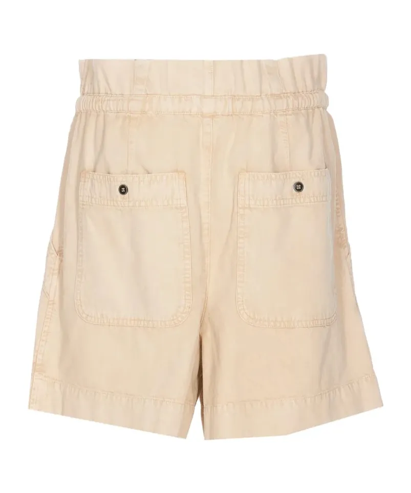 Drawstring Denim Shorts