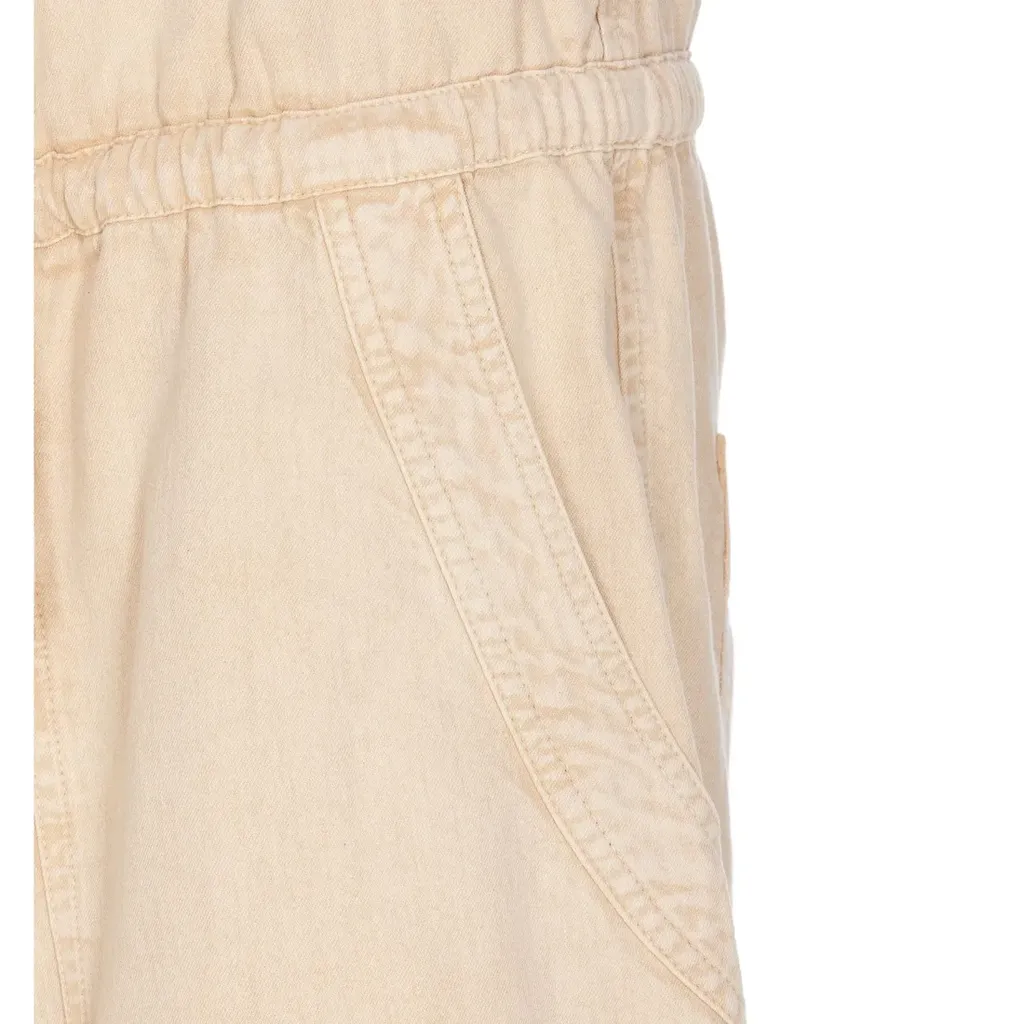 Drawstring Denim Shorts