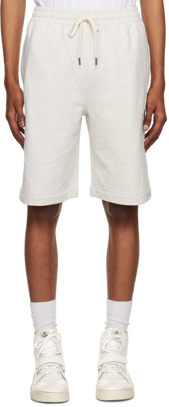 Logo Patch Drawstring Track Shorts