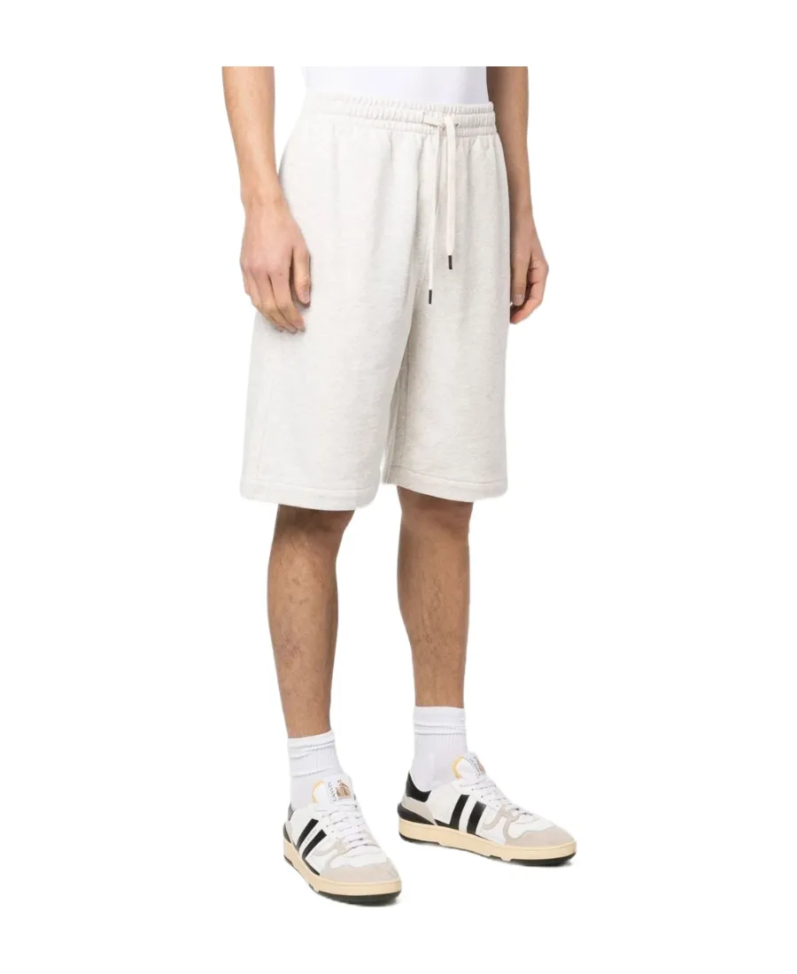 Logo Patch Drawstring Track Shorts