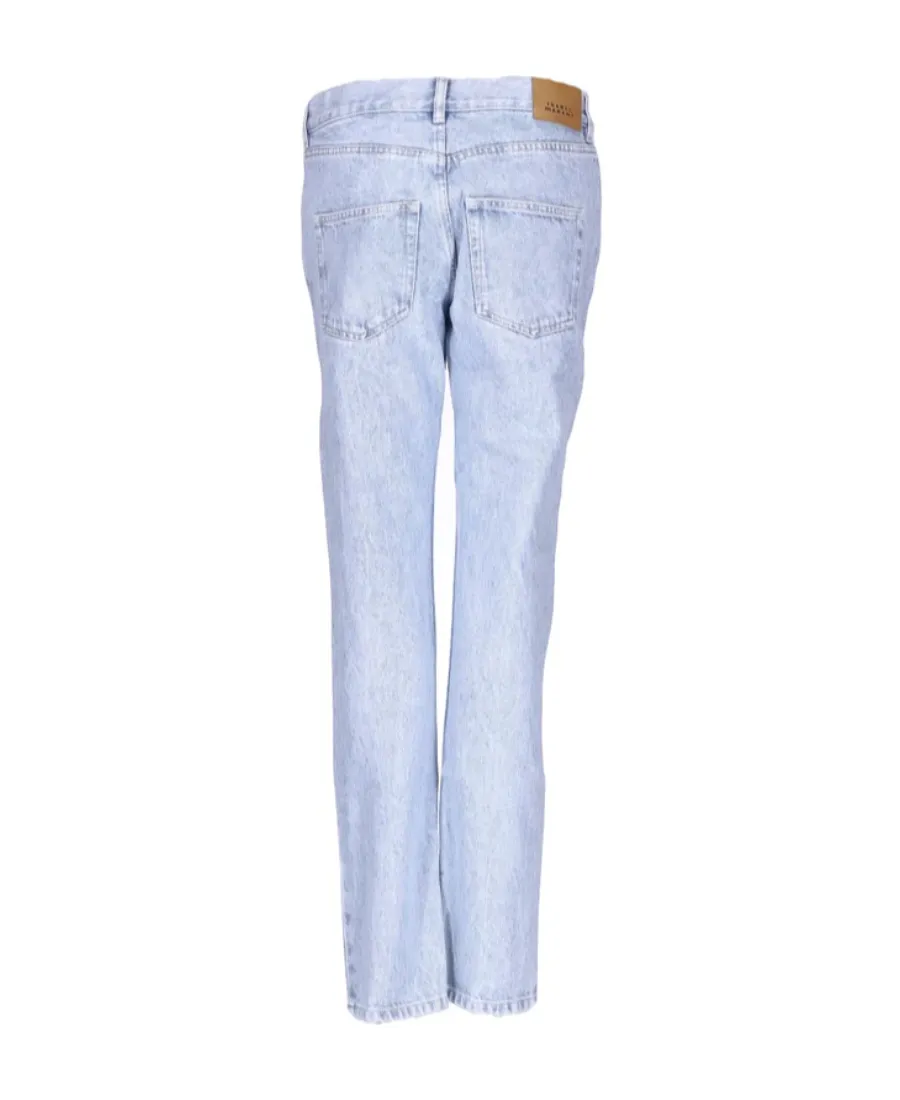 Middle Waist Straight Tube Jeans
