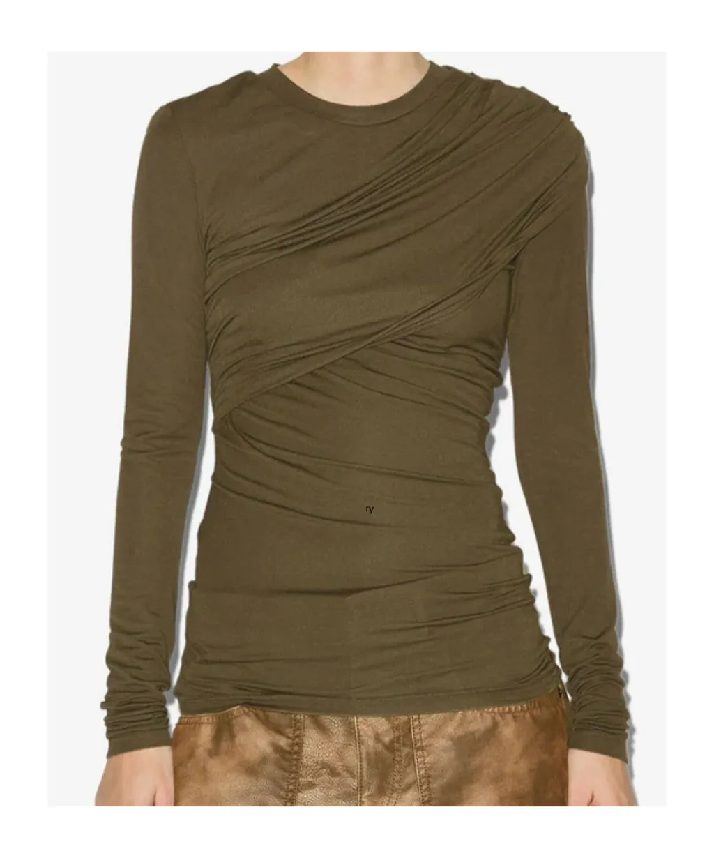 Dressi Draped Jersey Top