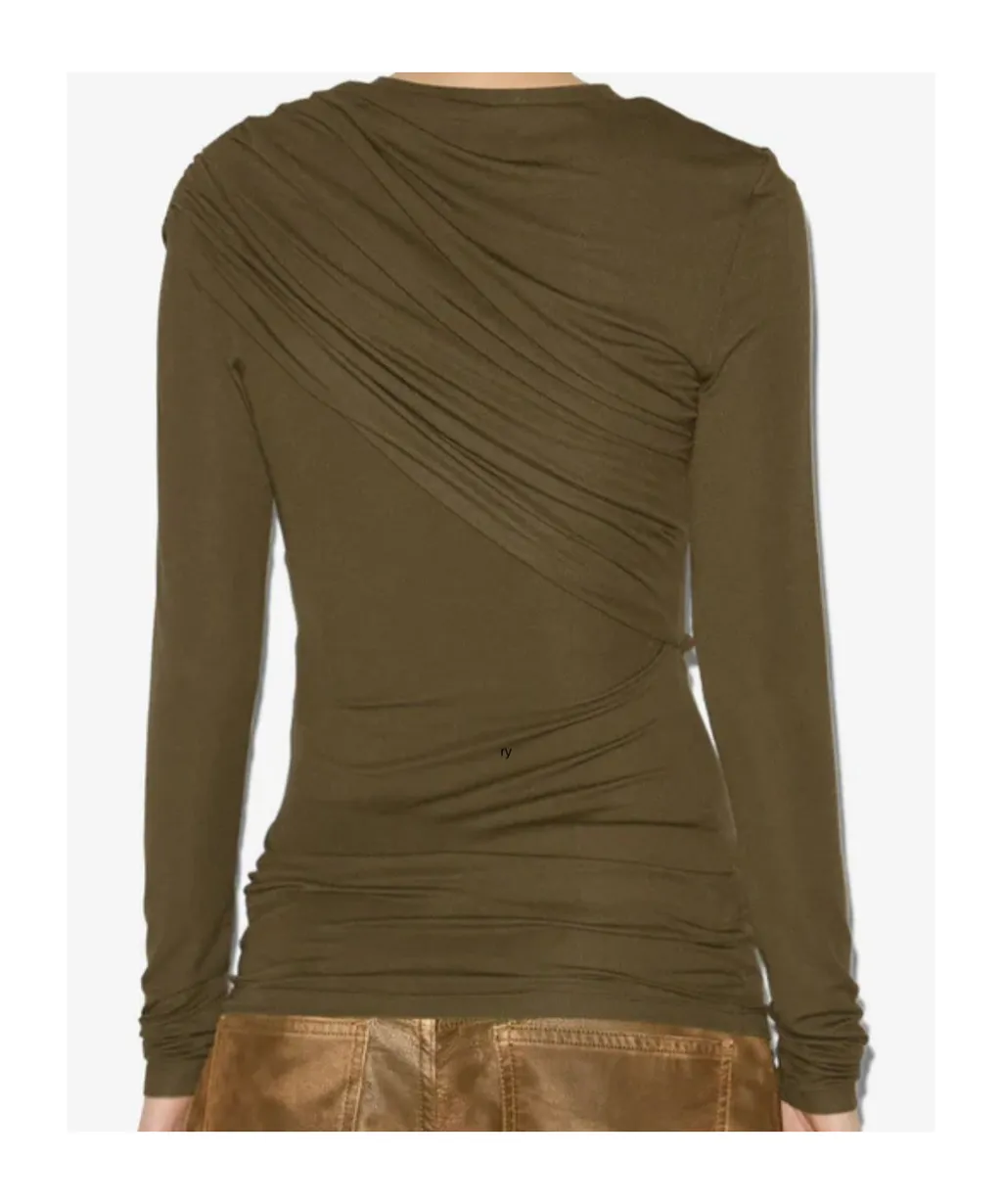 Dressi Draped Jersey Top