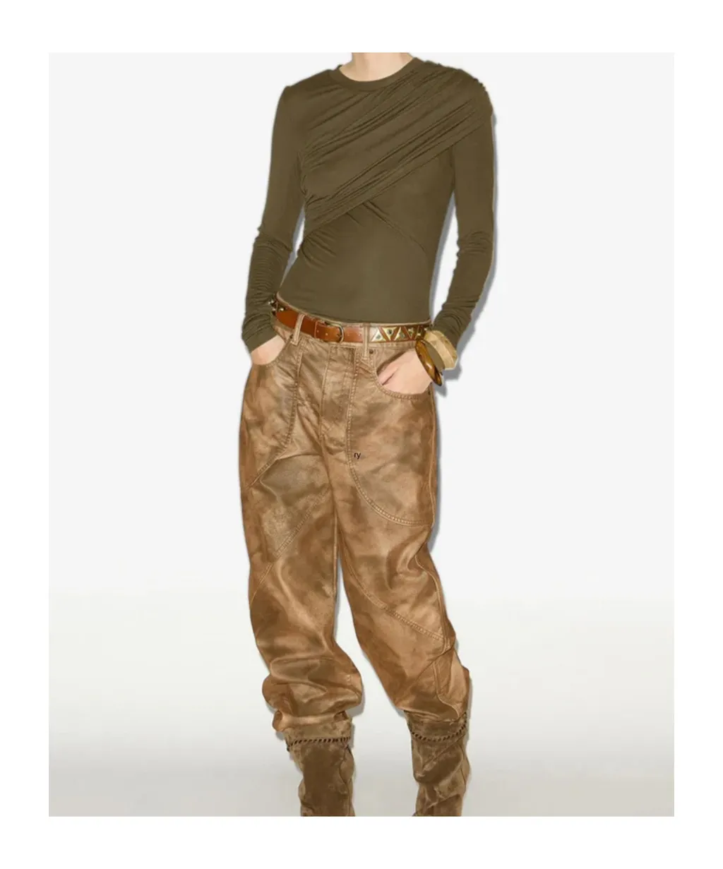 Dressi Draped Jersey Top