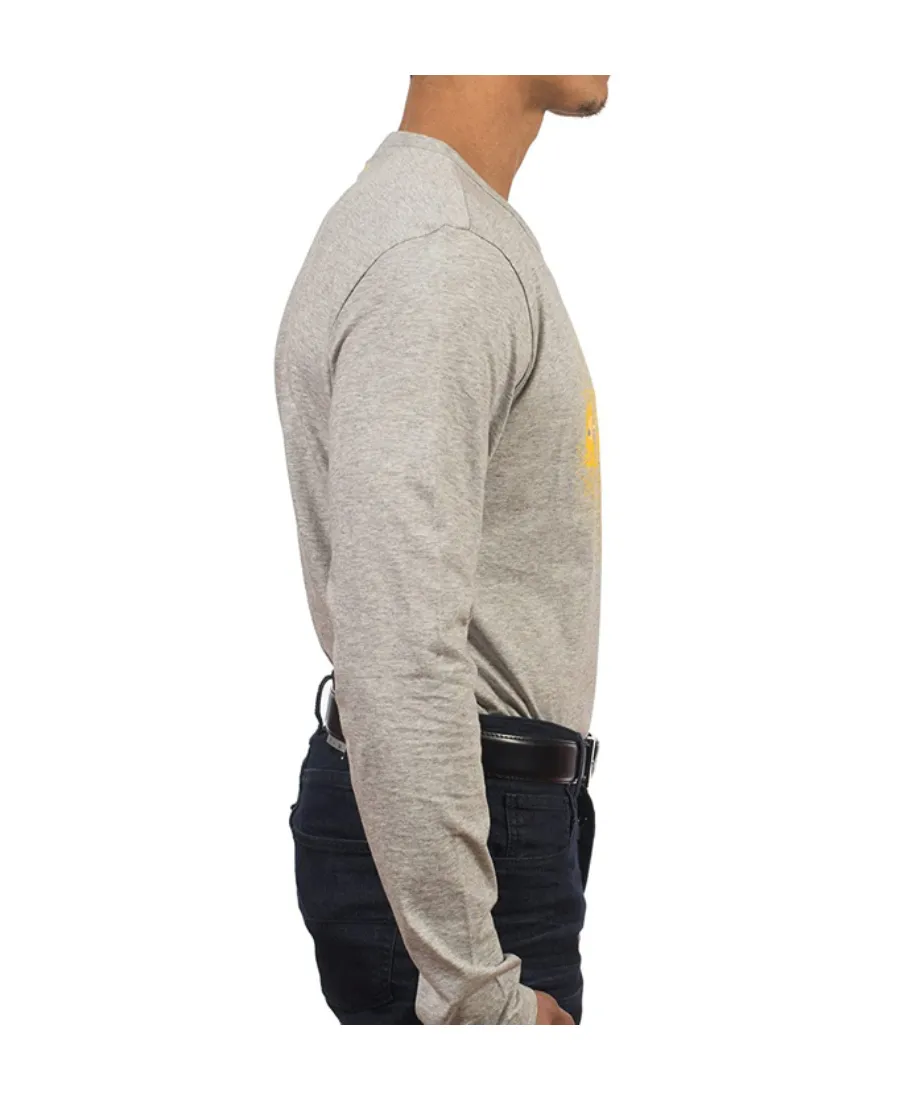 T-Shirt With Round Neck And Long Sleeves