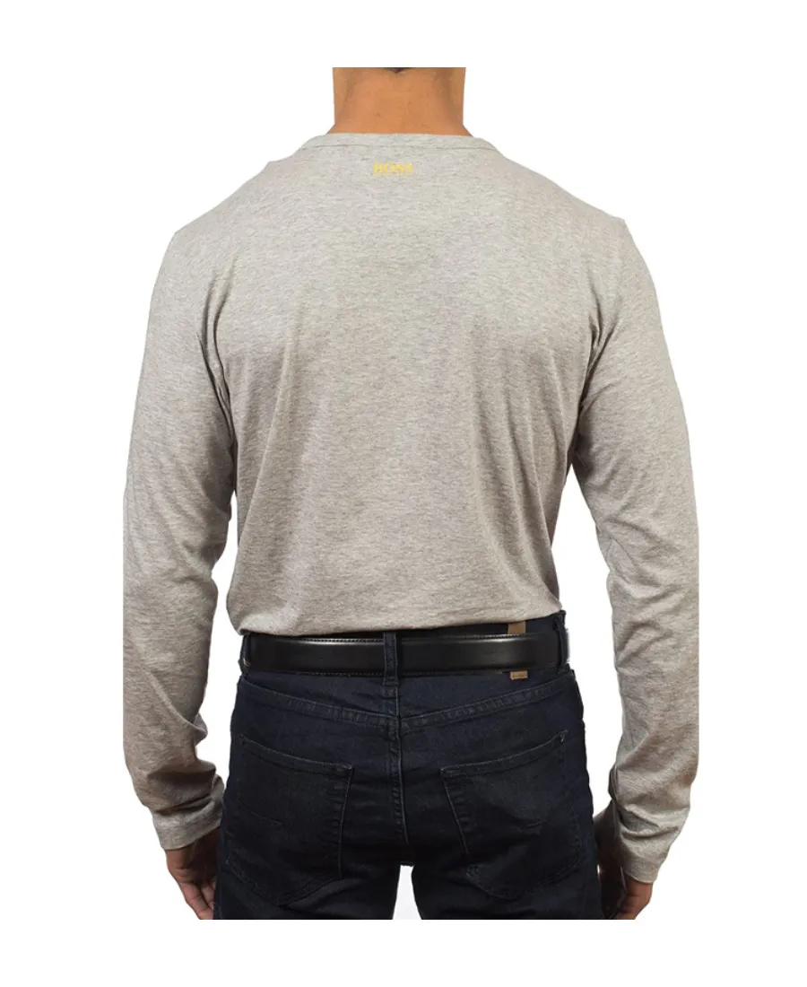 T-Shirt With Round Neck And Long Sleeves