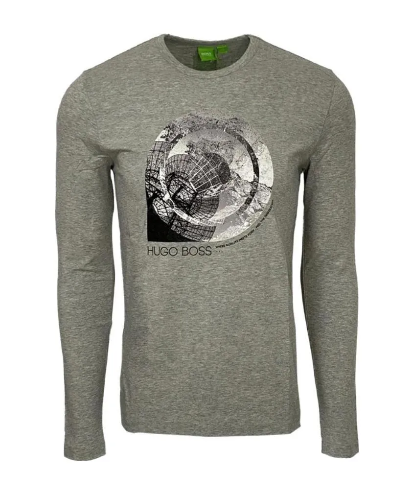 T-Shirt With Round Neck And Long Sleeves