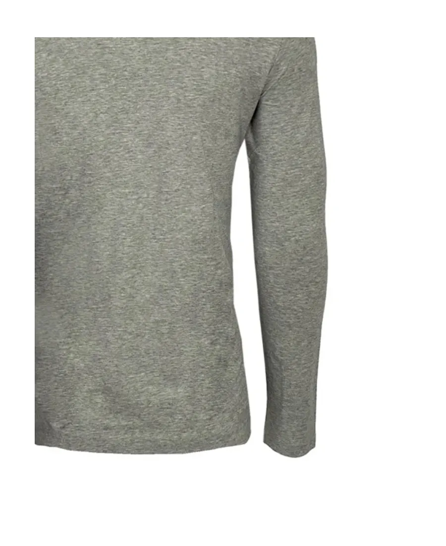 T-Shirt With Round Neck And Long Sleeves