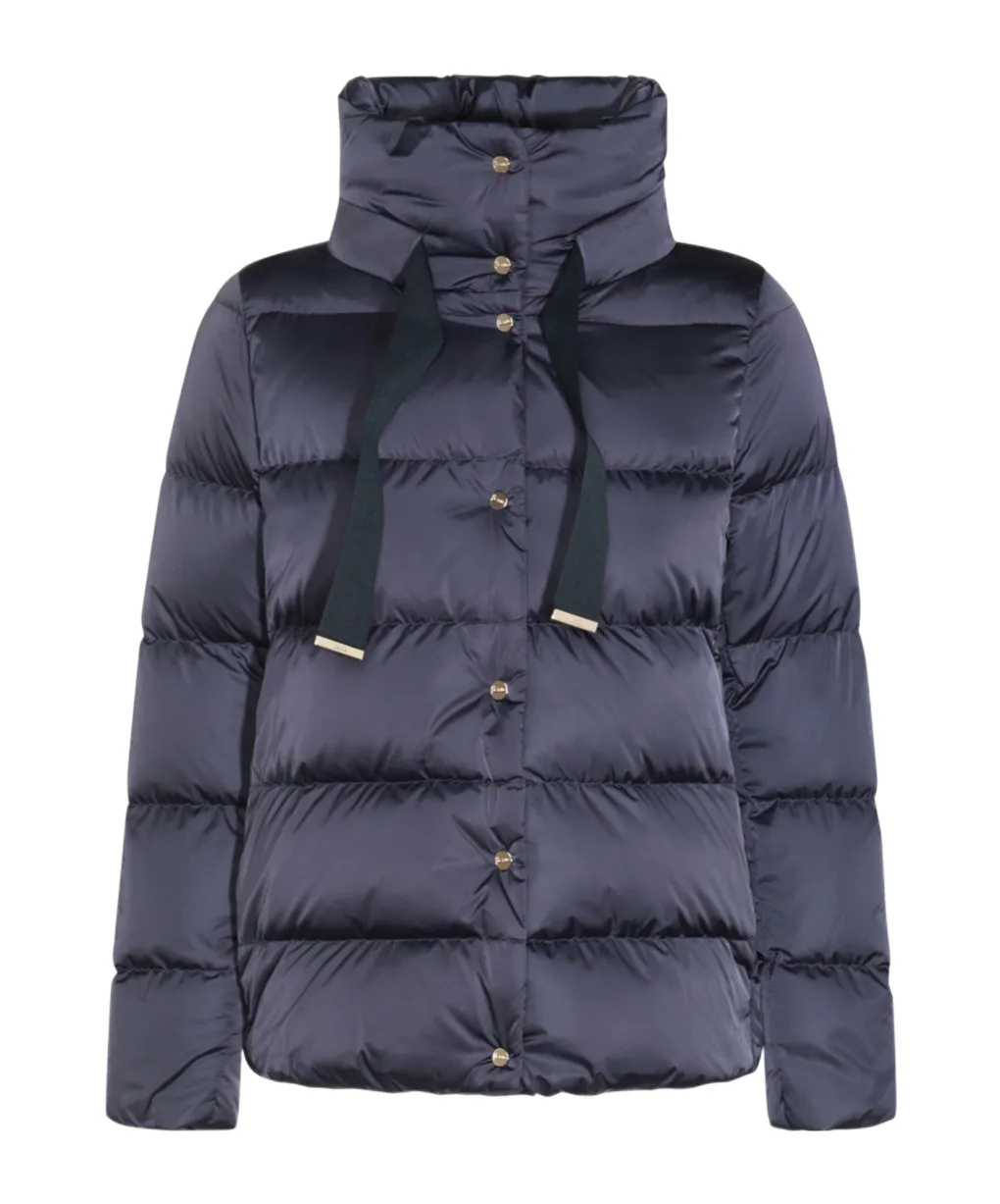 Logo Plaque High-Neck Padded Jacket