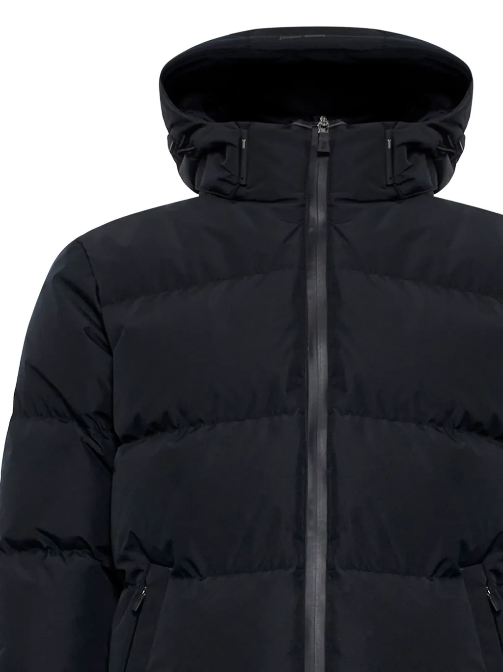 Zip-Up Hooded Puffer Coat