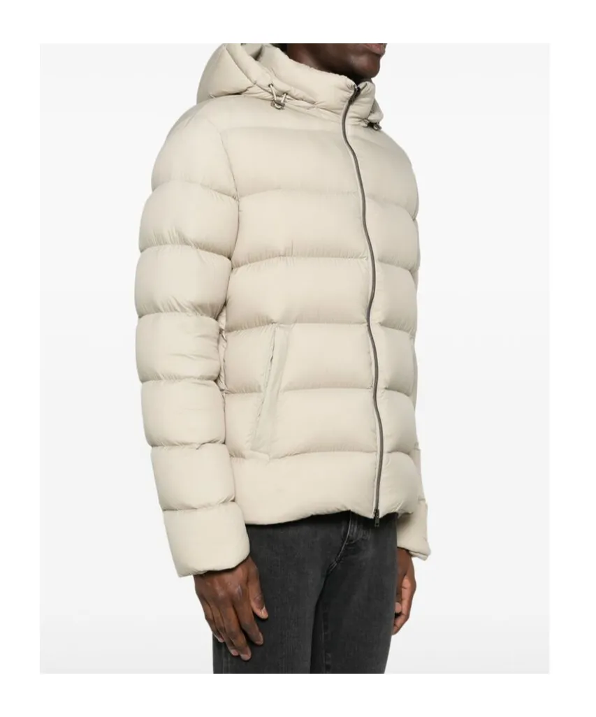 Hooded Quilted Bomber Jacket