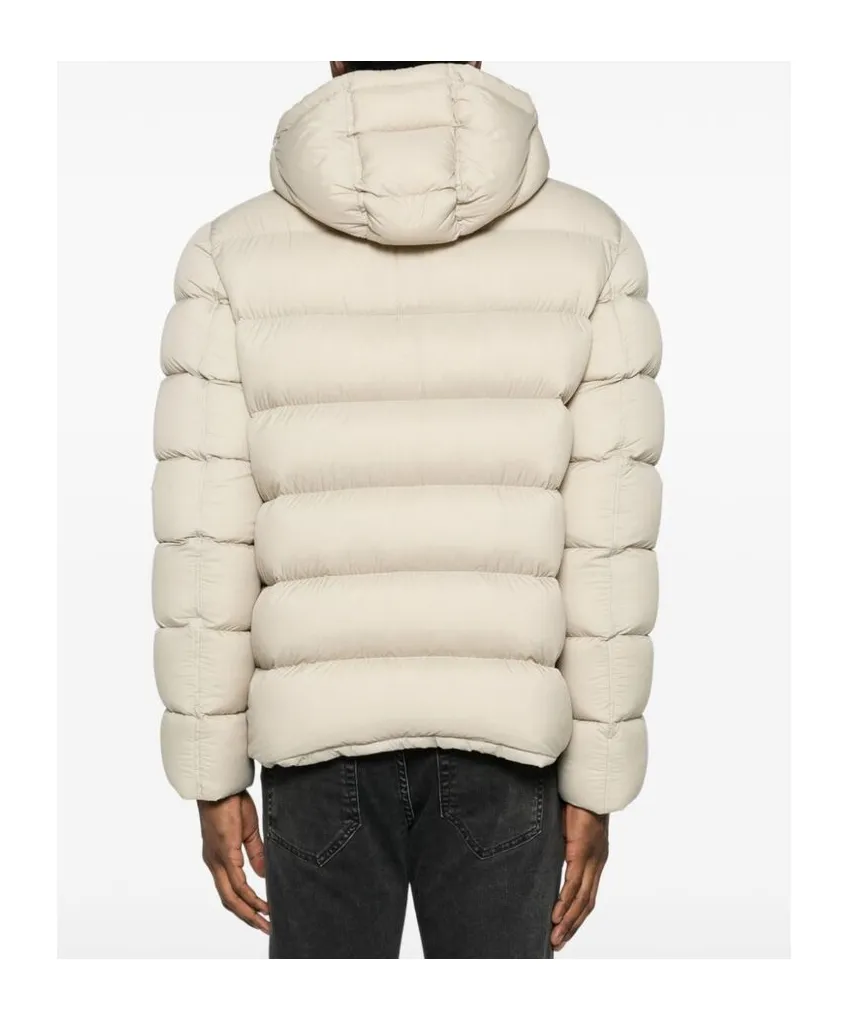 Hooded Quilted Bomber Jacket