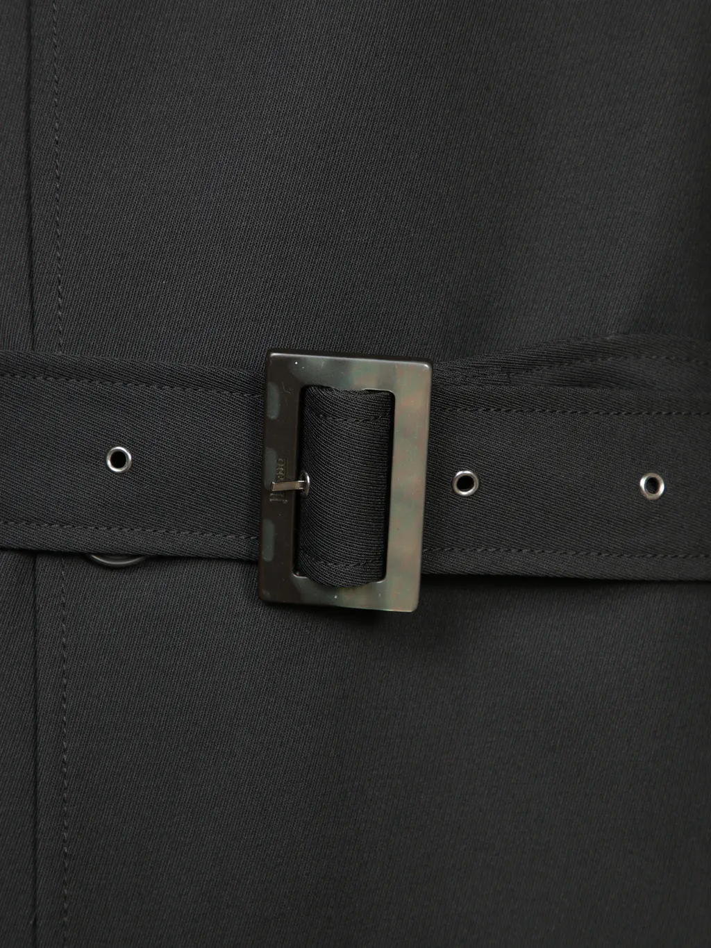 Double-Breasted Gabardine Trench Coat