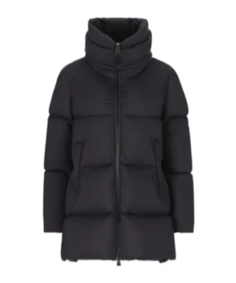 High Neck Zip-Up Jacket