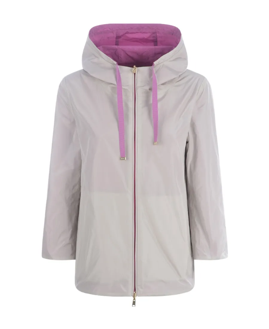 Reversible Zipped Hooded Jacket