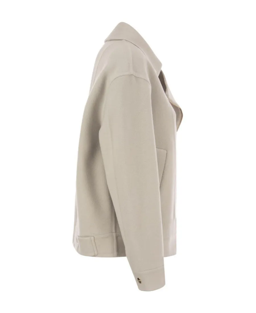Long Sleeved Zipped Biker Jacket