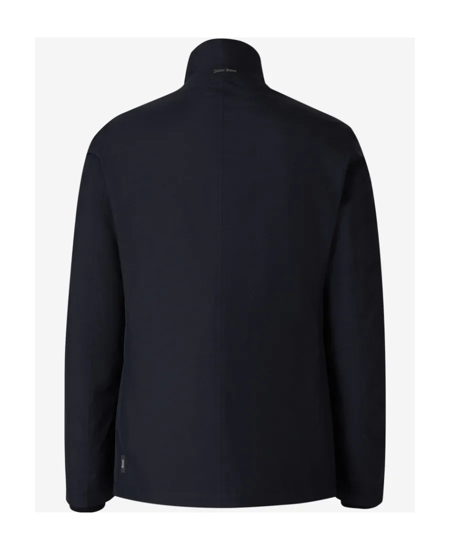 High-Neck Buttoned Padded Jacket
