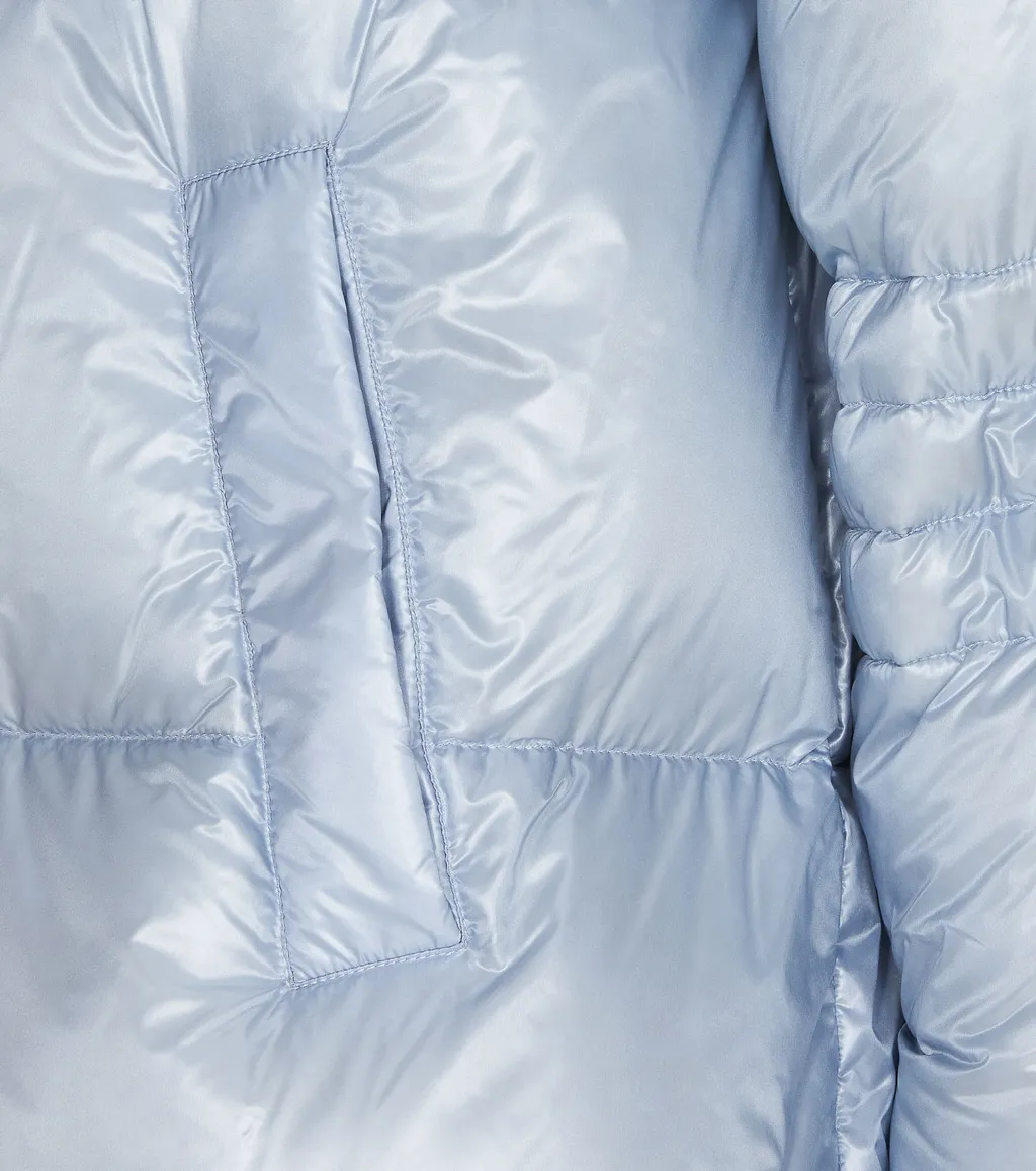 Padded Down-Feather Zip-Up Jacket